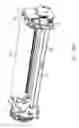 Fig. 43 - Ink refill unit for maintaining negative pressure in negatively pressurized ink storage compartment