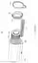 Fig. 110 - Pagewidth printhead cartridge having a longitudinally extending electrical contact
