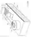 Fig. 46 - Pagewidth printhead cartridge having a longitudinally extending electrical contact
