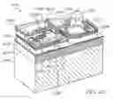 Fig. 41 - Pagewidth printhead assembly having an improved ink distribution structure