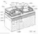 Fig. 41 - Cover assembly for a cradle unit having an ink refilling actuator provided therein