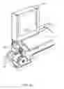 Fig. 37 - Inkjet printer cartridge refill dispenser system with variably positioned outlets