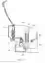 Fig. 22 - Inkjet printer cartridge refill dispenser with security mechanism