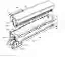 Fig. 01 - Inkjet printer cradle with compressed air delivery system