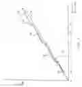 Fig. 08 - Measurement of object deformation with optical profiler