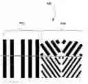Fig. 01 - Variable frequency chevron in printed media reference pattern to improve servo demodulation