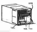 Fig. 01 - Computing housing for blade server with network switch
