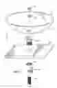 Fig. 02 - Optical coupler for use with light-transmissive above-counter sinks