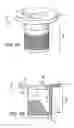 Fig. 06 - Optical coupler for use with light-transmissive above-counter sinks