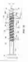 Fig. 10 - Die for, method of making, and fastener with lobed primary thread lead and interposed dual auxiliary thread lead with improved substrate entry end portion