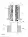 Fig. 02 - Connector and coaxial cable with outer conductor cylindrical section axial compression connection