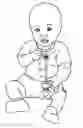 Fig. 01 - Soft disposable pacifier attacher