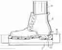 Fig. 01 - Shoe with insole as part sole filler and method of making same