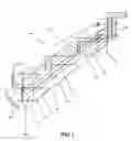 Fig. 02 - Adjustable stair stringer and railing