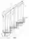 Fig. 03 - Adjustable stair stringer and railing