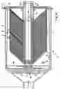 Fig. 04 - Centrifuge for separating soot from the exhaust of an internal combustion engine
