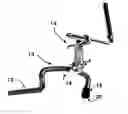Fig. 01 - Adjustable removable accessory arm for a drum