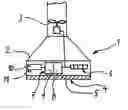 Fig. 01 - Service recording device for a filter of an extraction hood