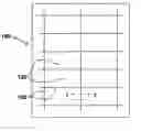 Fig. 01 - Card sheet with starch compositions forming breakable layers in pre-cut substrates