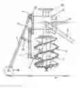 Fig. 01 - Method of cleaning hole diggers and spot cultivators and hole digger cleaning device