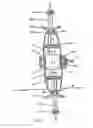 Fig. 14 - Method of cleaning hole diggers and spot cultivators and hole digger cleaning device