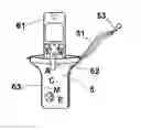 Fig. 01 - Flared-opening drawstring closure cell phone carrier