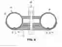 Fig. 08 - Connective components of aluminum parallel telescopic crossbars of stretchable bicycle