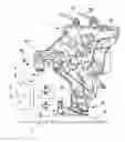 Fig. 01 - Mining machine with releasable guide piece and the guide piece for it