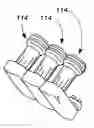Fig. 01 - Tri-head KaKuKa feed for single-offset dish antenna