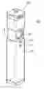 Fig. 01 - Digital camera with a camera adjusting unit for extension and retraction of a camera body