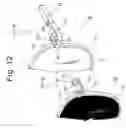 Fig. 13 - Sunshade clip attachable to spectacles