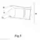 Fig. 06 - Lighting apparatus with convenient and concealed mounting mechanism and a slip-resistant vertical adjustment and attachment/removal mechanism
