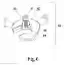Fig. 07 - Lighting apparatus with convenient and concealed mounting mechanism and a slip-resistant vertical adjustment and attachment/removal mechanism