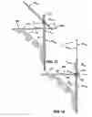 Fig. 15 - Earthen retaining wall having flat soil reinforcing mats which may be variably spaced