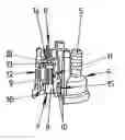 Fig. 01 - Connector piece for a fuel pump