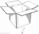 Fig. 01 - Knockdown corrugated box for temperature control and method of making