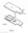 Fig. 02 - Universal-serial-bus (USB) flash-memory device with metal wrap formed over plastic housing