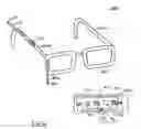 Fig. 08 - Wireless telephone headset built into eyeglasses