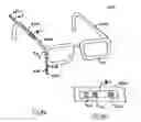 Fig. 09 - Wireless telephone headset built into eyeglasses
