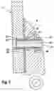 Fig. 04 - Assembly comprising a door leaf and hinges, and a shower stall