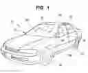 Fig. 02 - Door for vehicle having a door glass with projecting portions