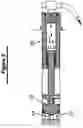Fig. 03 - Pneumatic apparatus for actuating a second valve device (such as a high or low-pressure valve system) useful in applications such as opening the valve of an air-powered projectile-launching machine