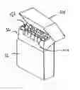 Fig. 01 - Cigarette pack with cigarette elevation capability