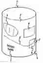 Fig. 01 - Container and label for such container