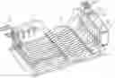 Fig. 01 - Retainer block for use with dish rack