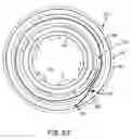 Fig. 16 - Rotary sprinkler with arc adjustment guide and flow-through shaft