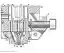 Fig. 01 - Applicator and nozzle for dispensing controlled patterns of liquid material