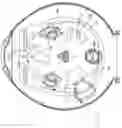 Fig. 09 - Three roll tissue dispenser