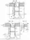 Fig. 04 - Method of making encapsulated spacers in vertical pass gate DRAM and damascene logic gates