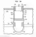 Fig. 06 - Method of making encapsulated spacers in vertical pass gate DRAM and damascene logic gates